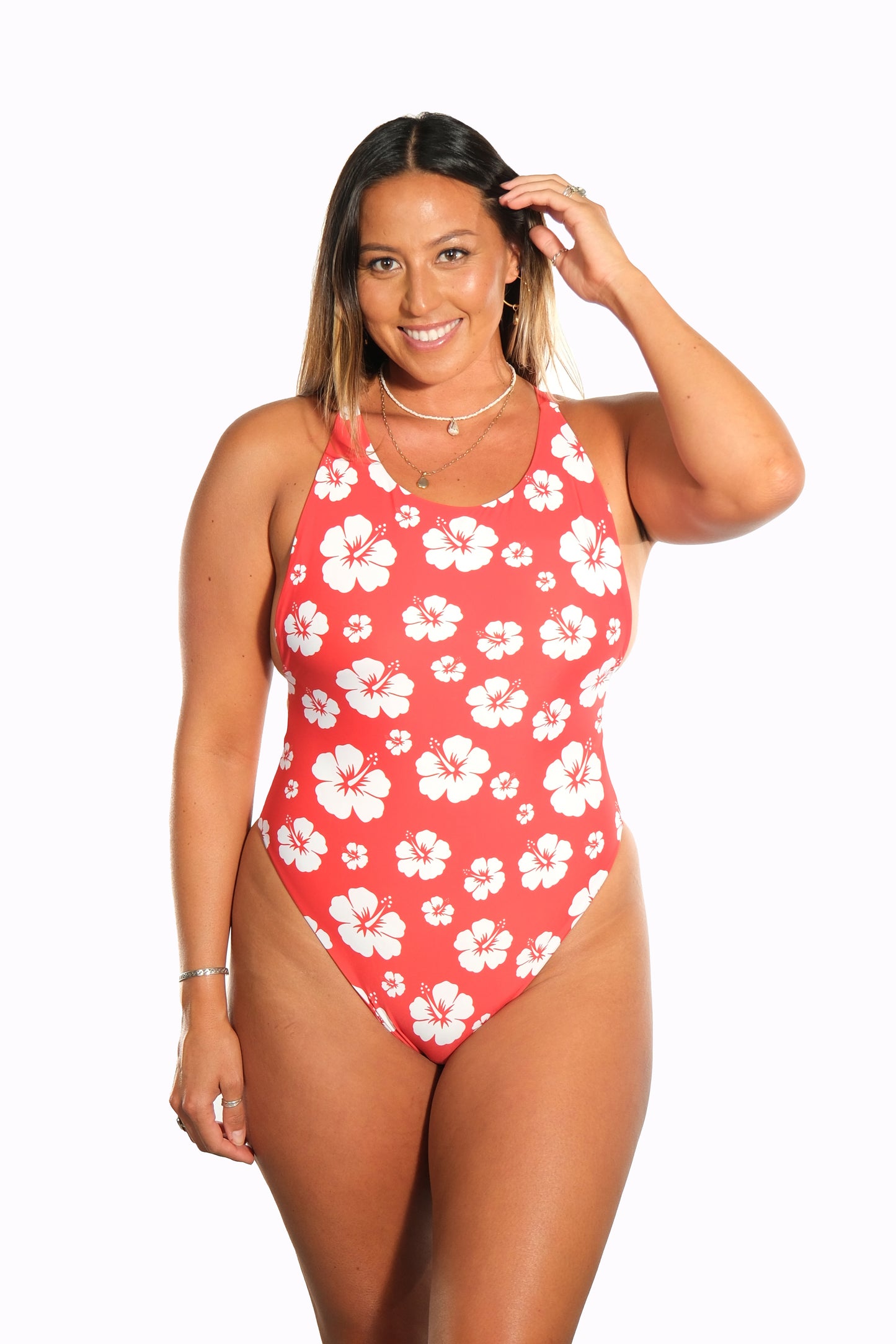 HALEIWA ONE PIECE (SKIMPY) | Waikiki Red | '24