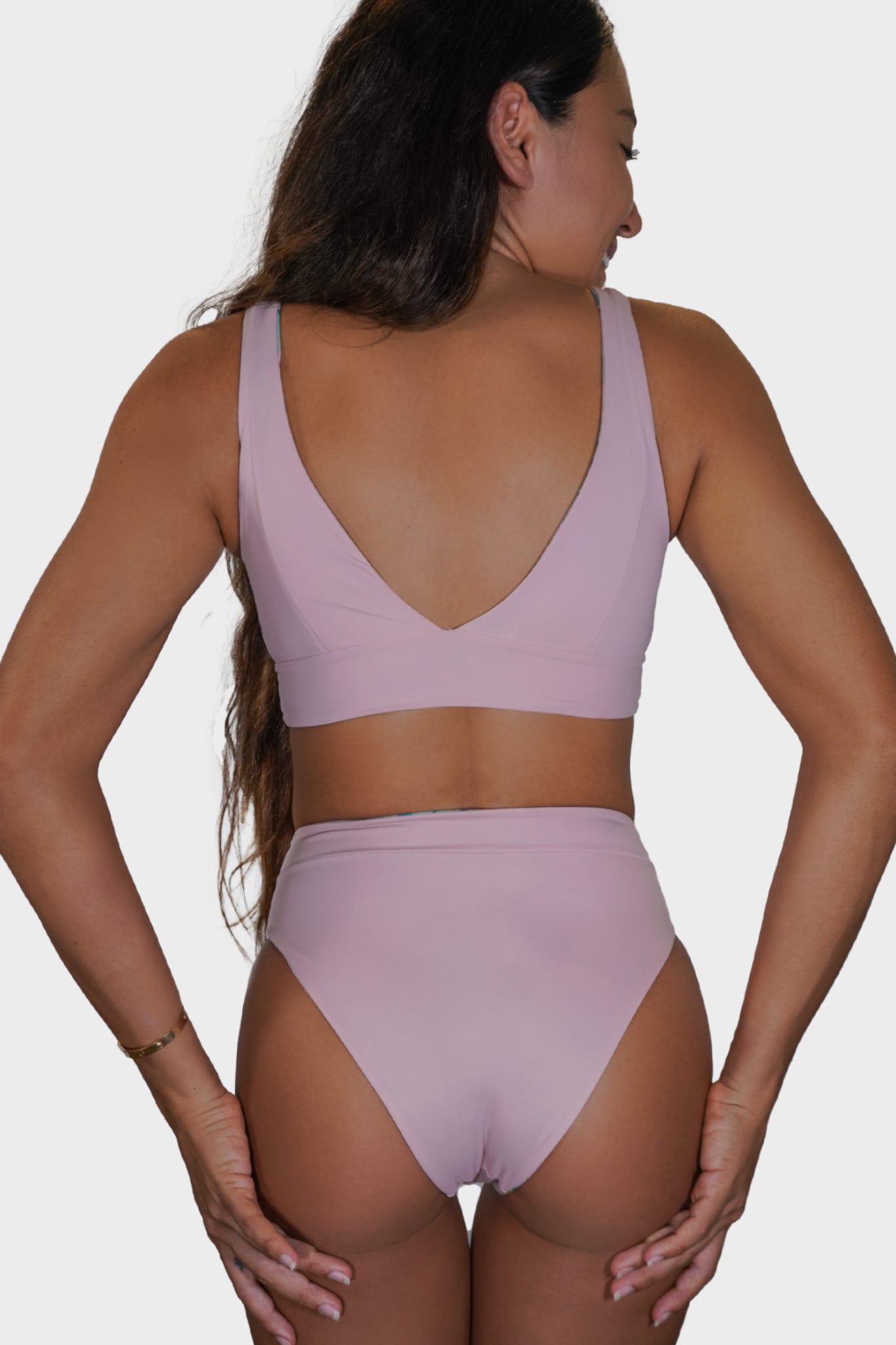 HOKU BOTTOMS | Midori x Nude Pink | *FINAL SALE*