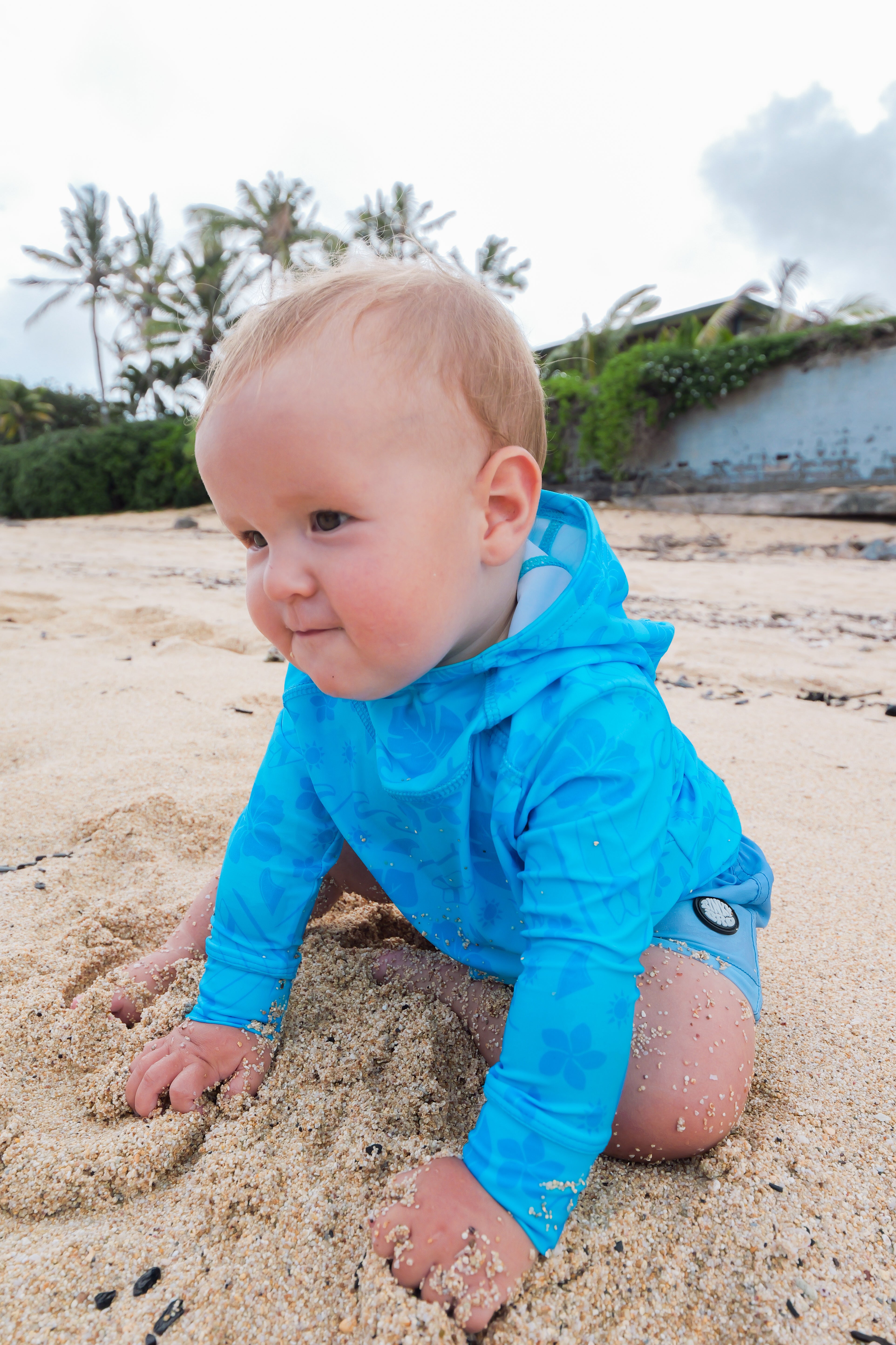 KOLOHE KEIKI RASH GUARD | BABY & KIDS | Summertime Swell (Coco Moon Hawaii Collaboration)