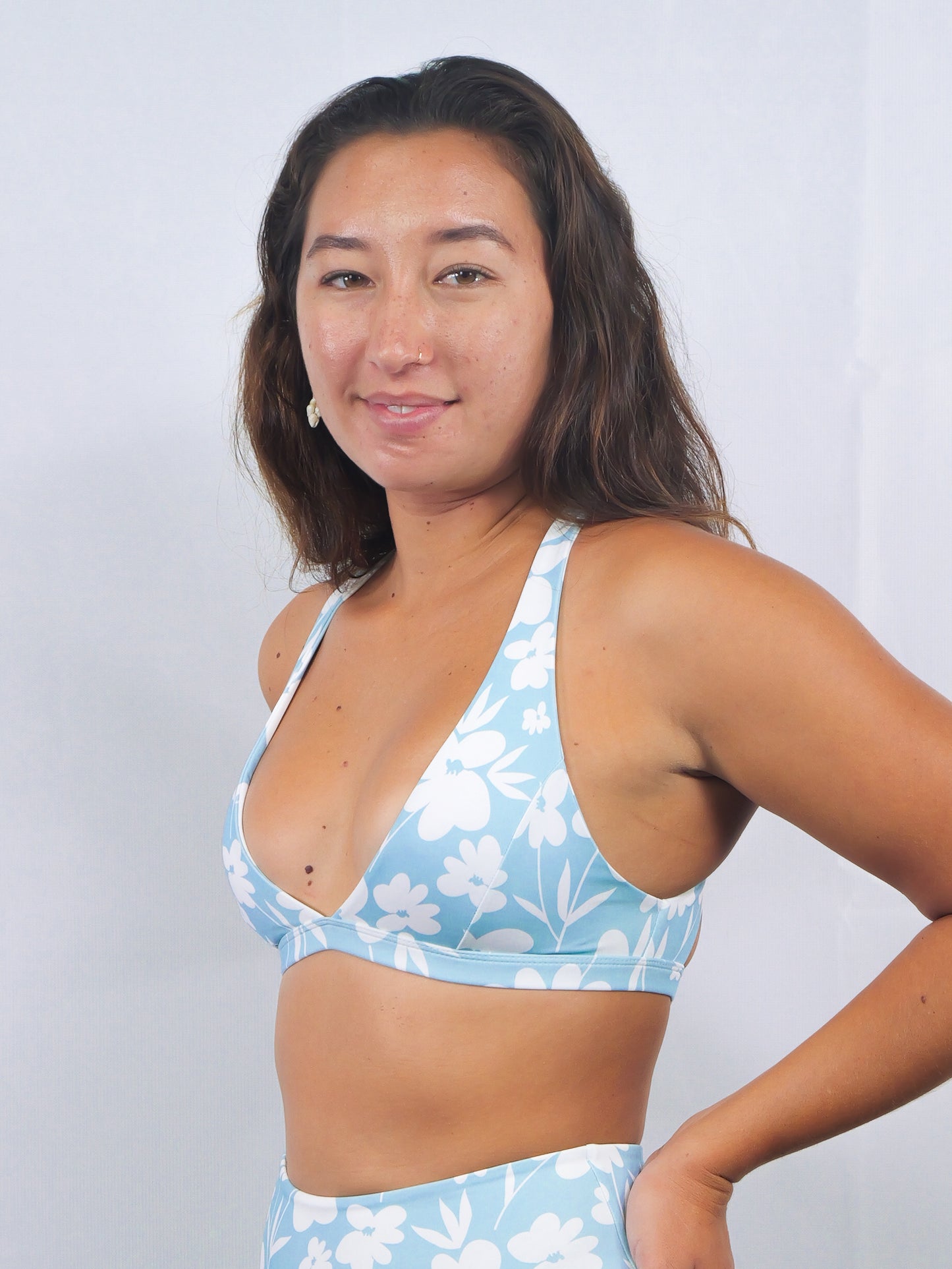 NINA TOP | Blue Wedelia | AOKAI ACTIVE *final sale*