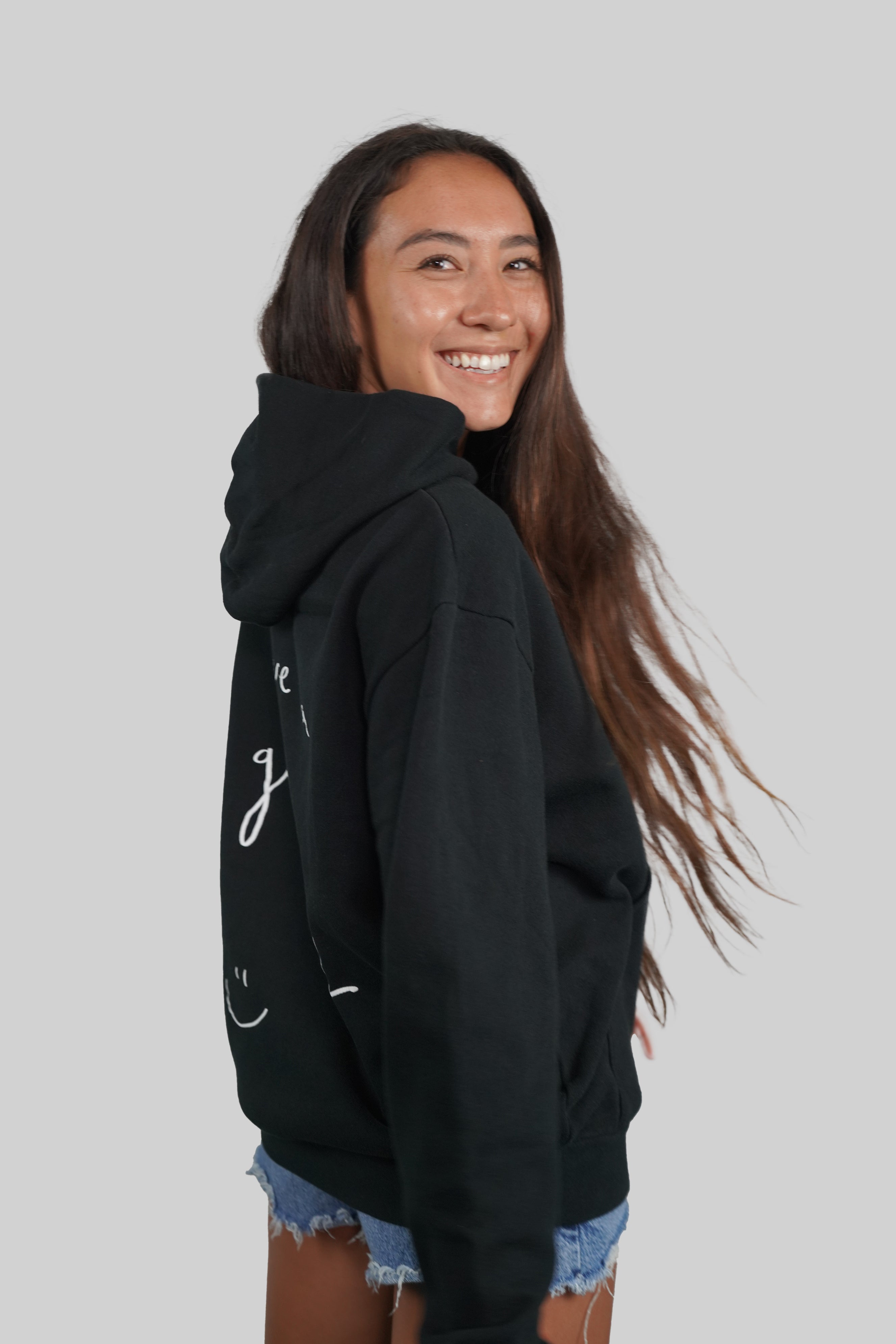 UNISEX AOKAI HOODIE OVERSIZE | CLASSIC BLACK