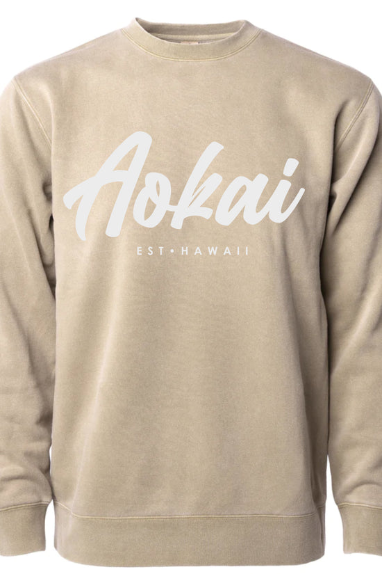 UNISEX AOKAI SWEATSHIRT OVERSIZE | TAN